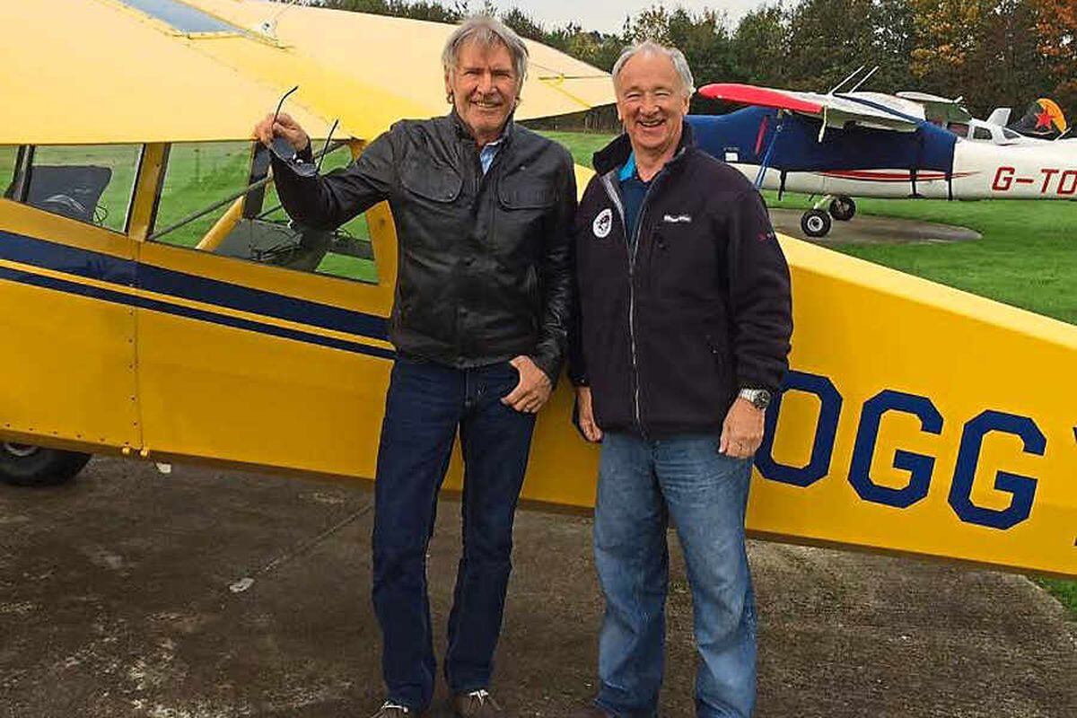 Superstar and Shropshire flying club member Harrison Ford injured in plane crash