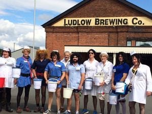 Fundraisers on 2016's Ludlow Bed Push