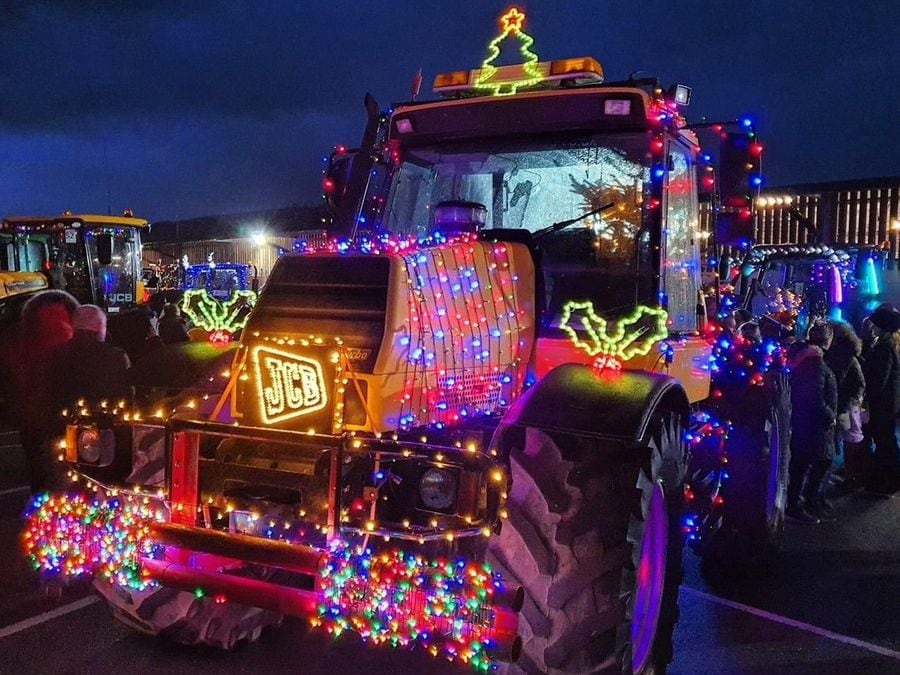 This year's tractor run will see over 200 tractors illuminate the streets of Welshpool and the surrounding villages