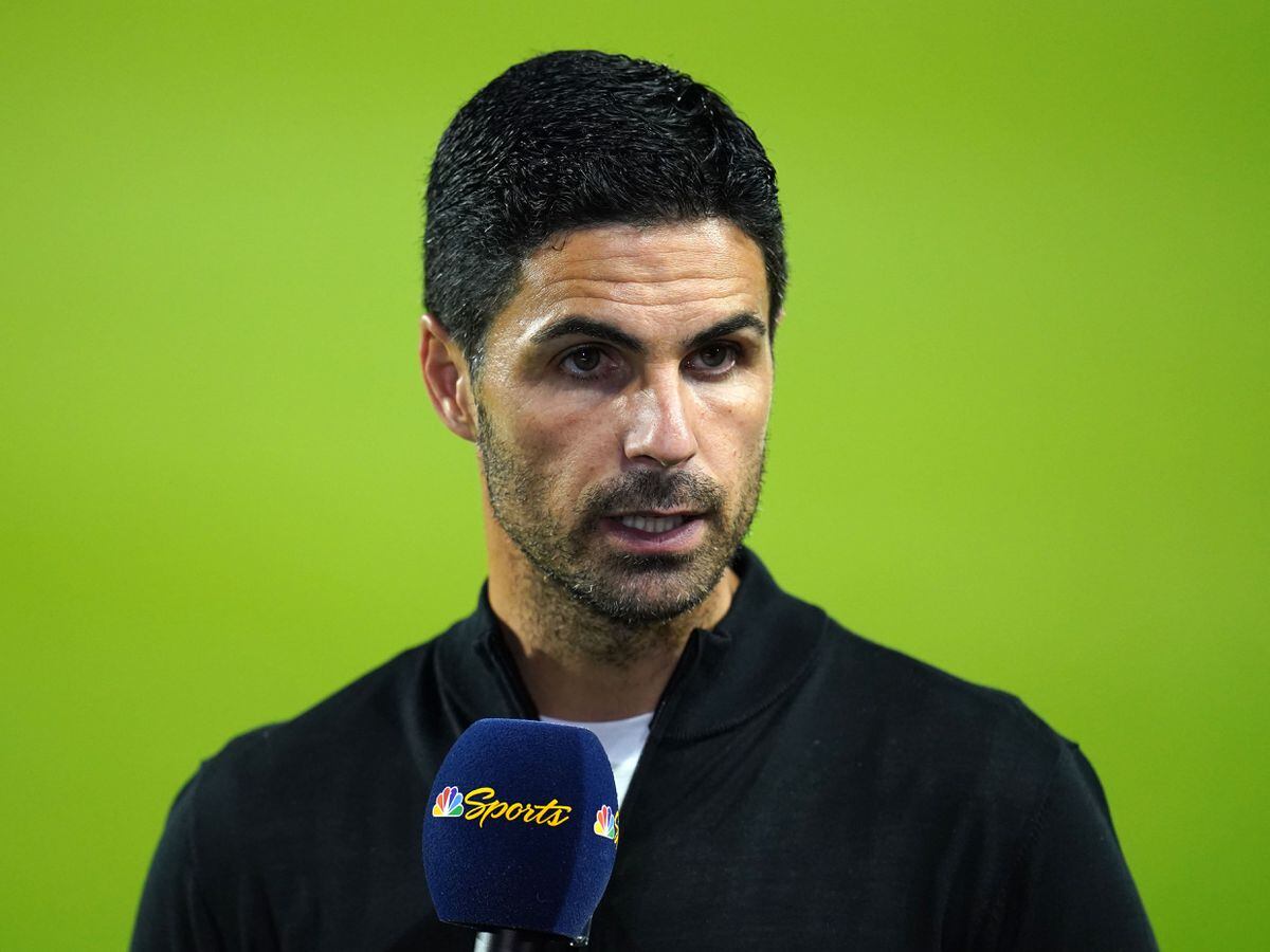 Mikel Arteta says he is fully focused on Arsenal's trip to Newcastle (Nick Potts/PA)