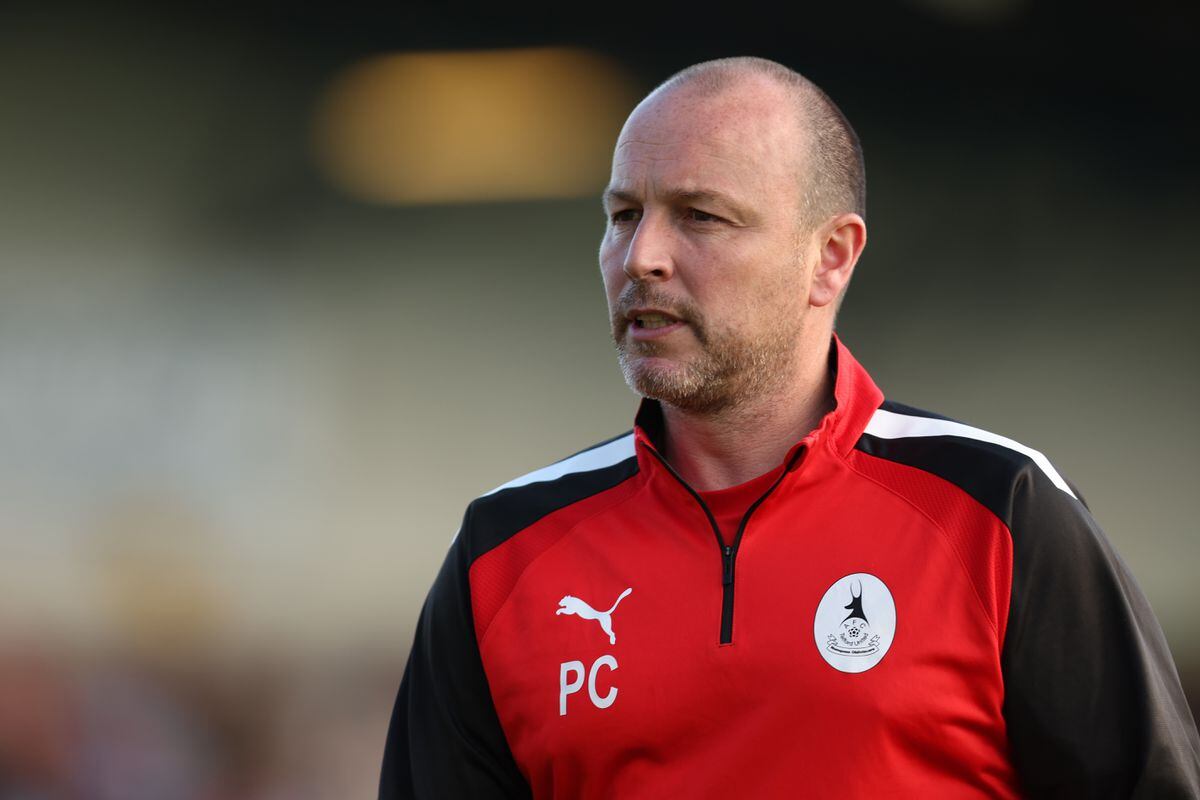 Paul Carden the head coach / manager of AFC Telford United 