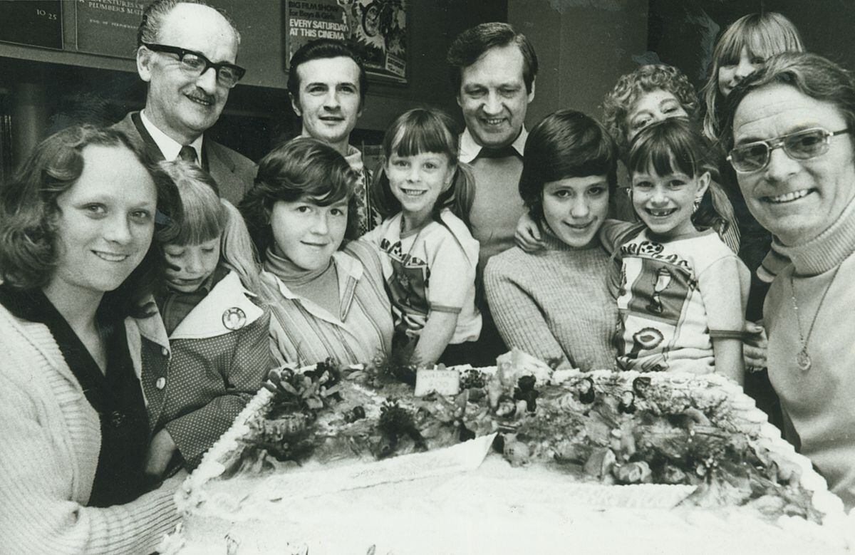 Members of the Walsall ABC Cinema Saturday Morning Club were in party mood with a huge cake when this picture was taken in 1978