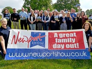 Final preparations are underway for the return of the Newport Show at Chetwynd Deer Park