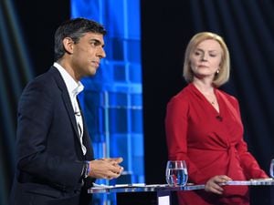 Rishi Sunak and Liz Truss in the second TV debate