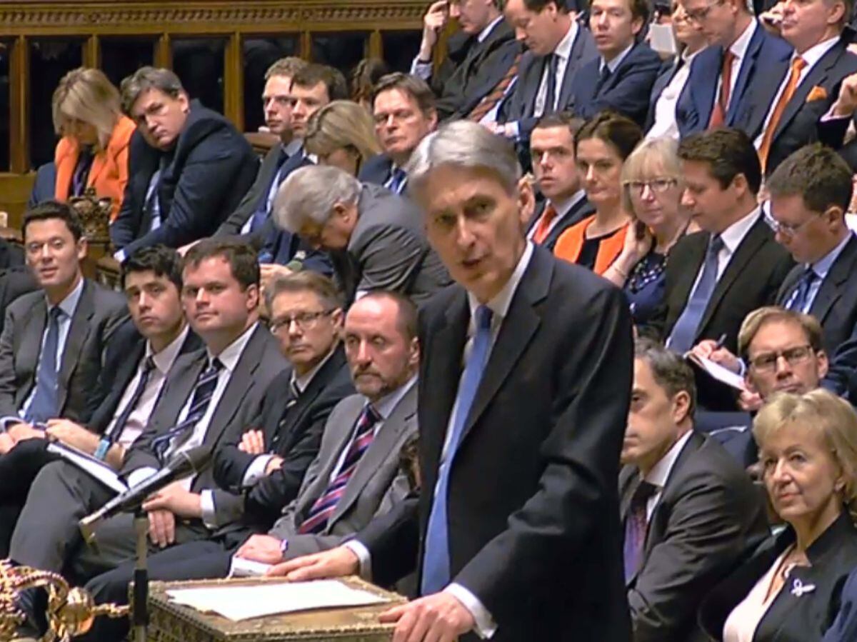 Chancellor Philip Hammond delivers his Budget in the House of Commons