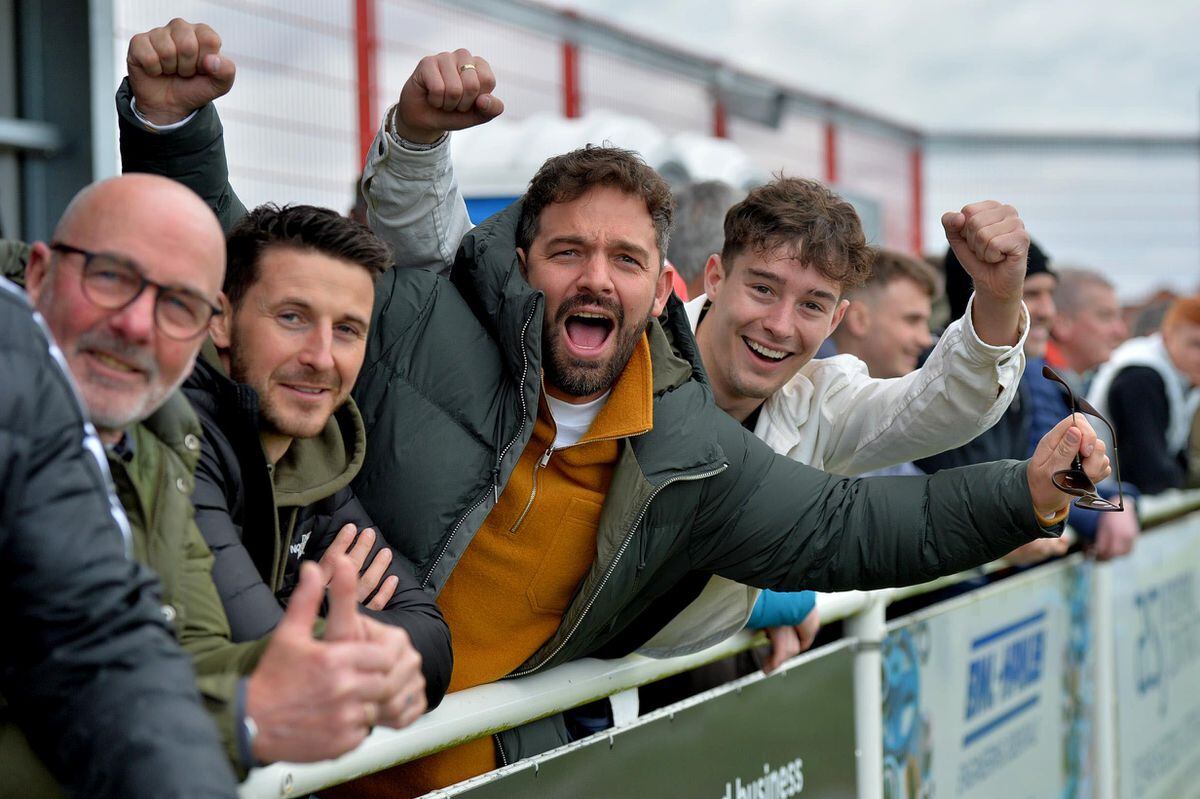 Around 1,300 fans turned out to watch Whitchurch Alport against Newport Pagnell