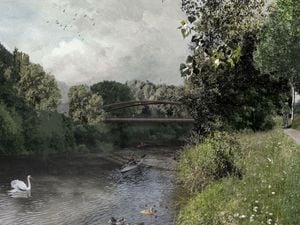 An artist's impression of how the bridge could look from Rural Office architects.