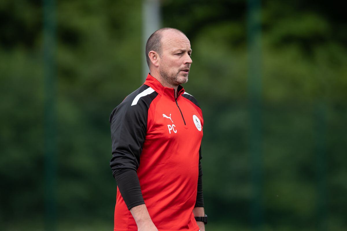 Paul Carden (AFC Telford United Manager) (Kieran Griffin)