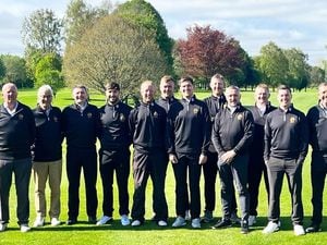Shropshire & Herefordshire second team against Derbyshire at Oswestry Golf Club