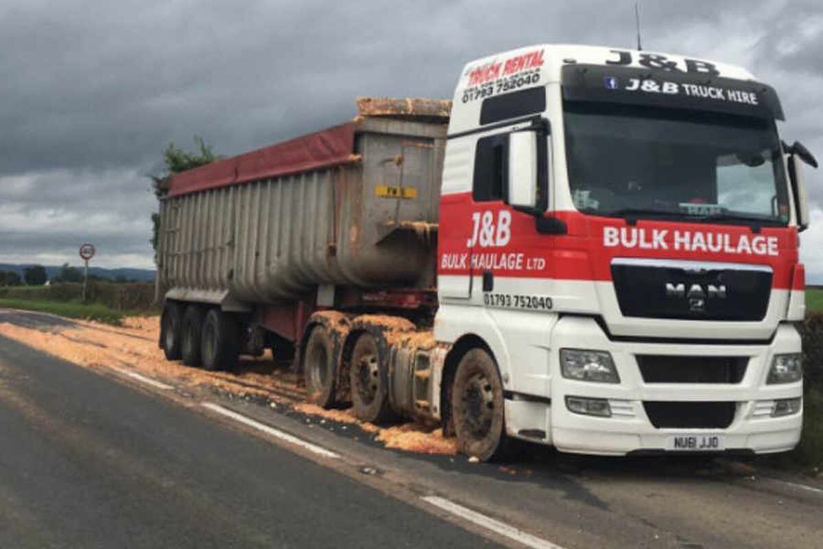 Spaghetti Junction: A5 blocked in Shropshire after lorry sheds 20 tonnes of pasta and bolognese sauce