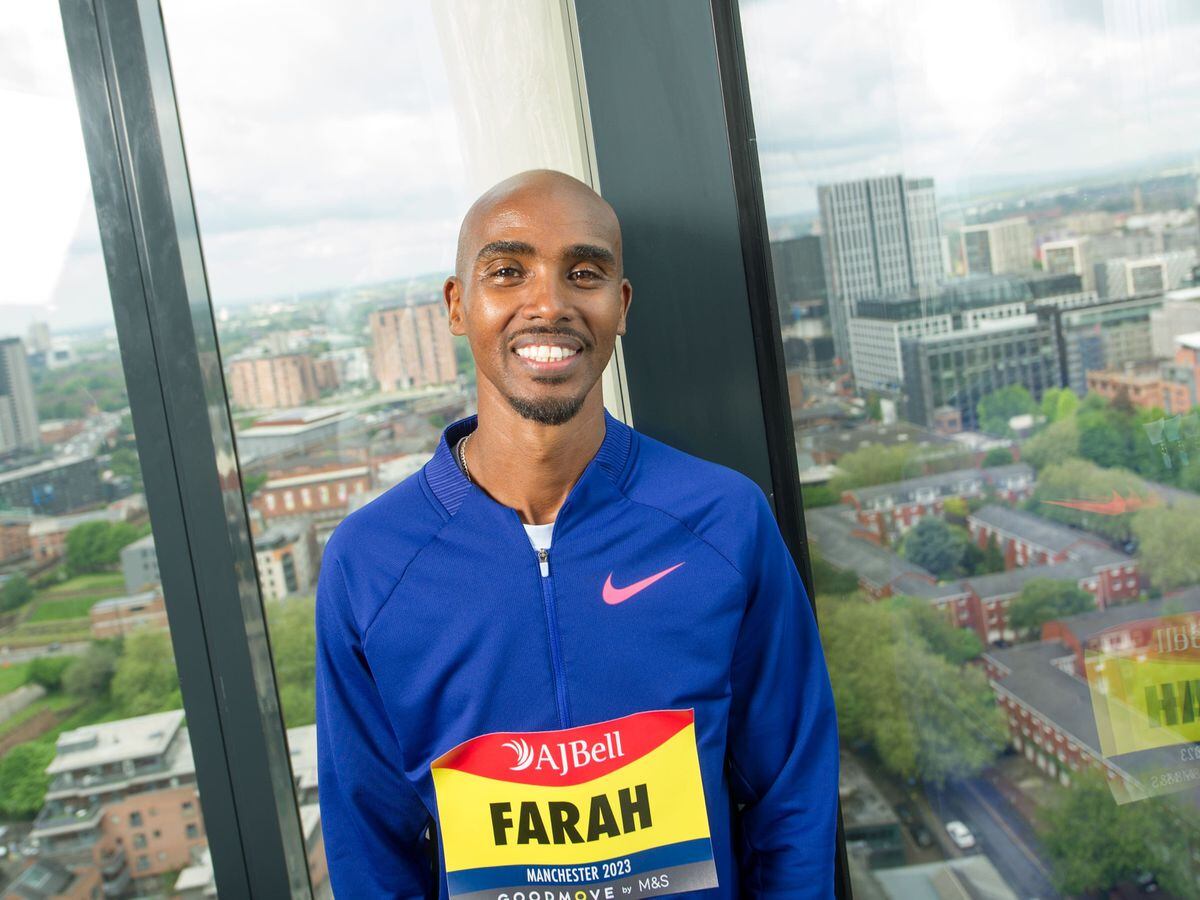 Sir Mo Farah preparing to push himself to the limit in Great Manchester ...