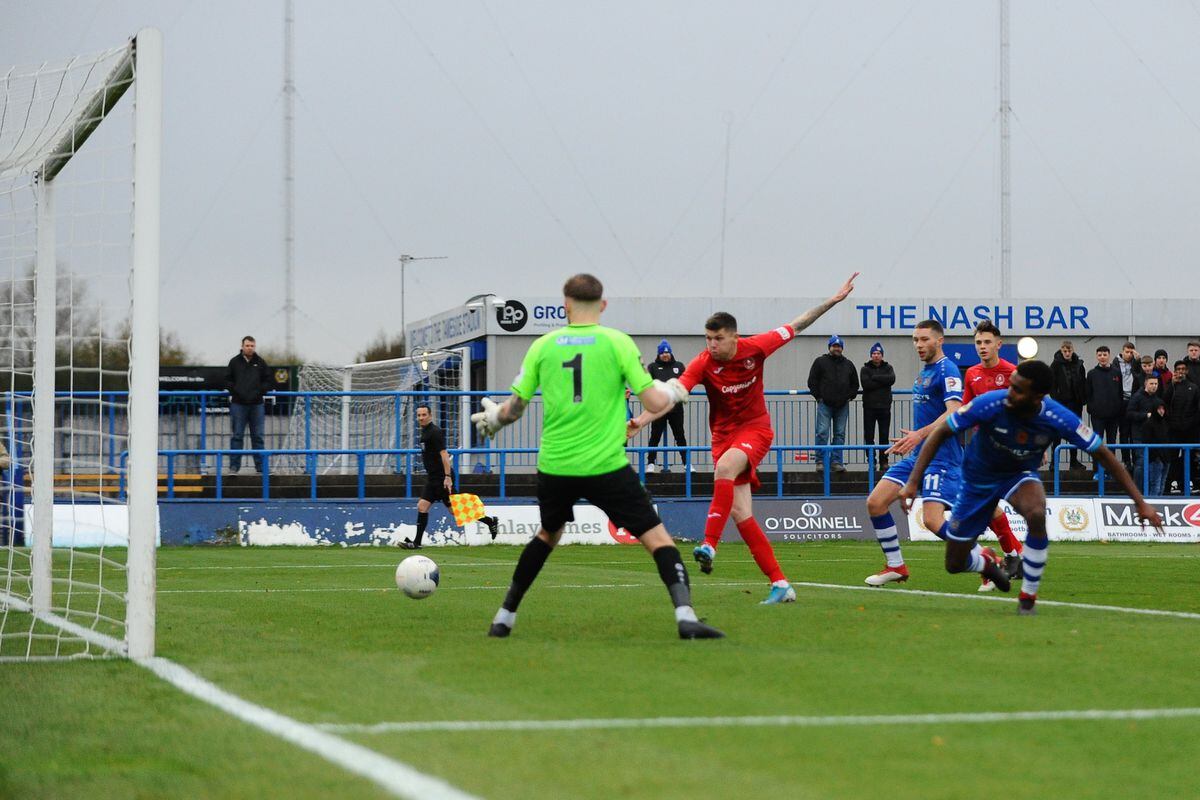AFC Telford in action.