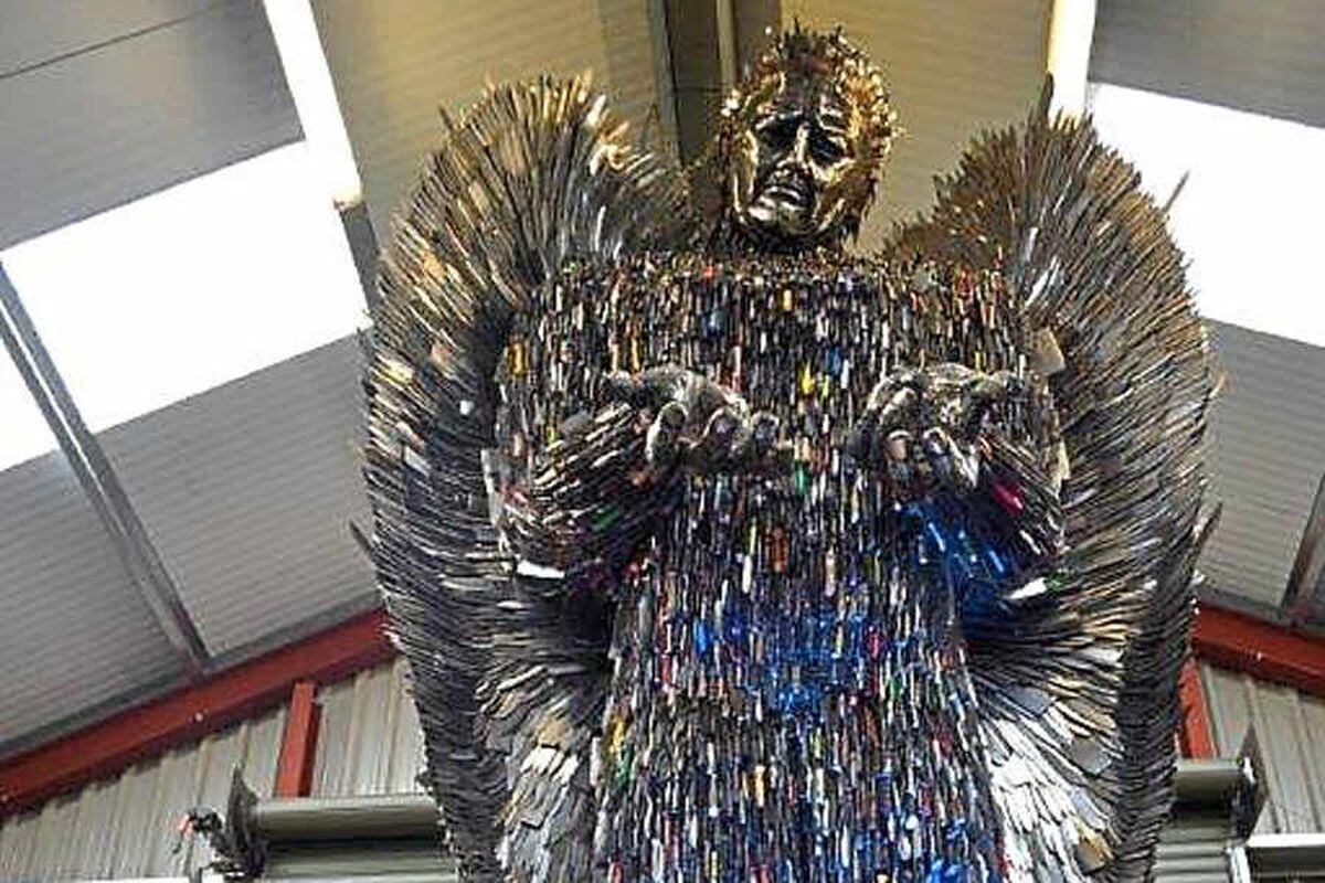 Shropshire Knife Angel may never be revealed because six police forces failed to contribute