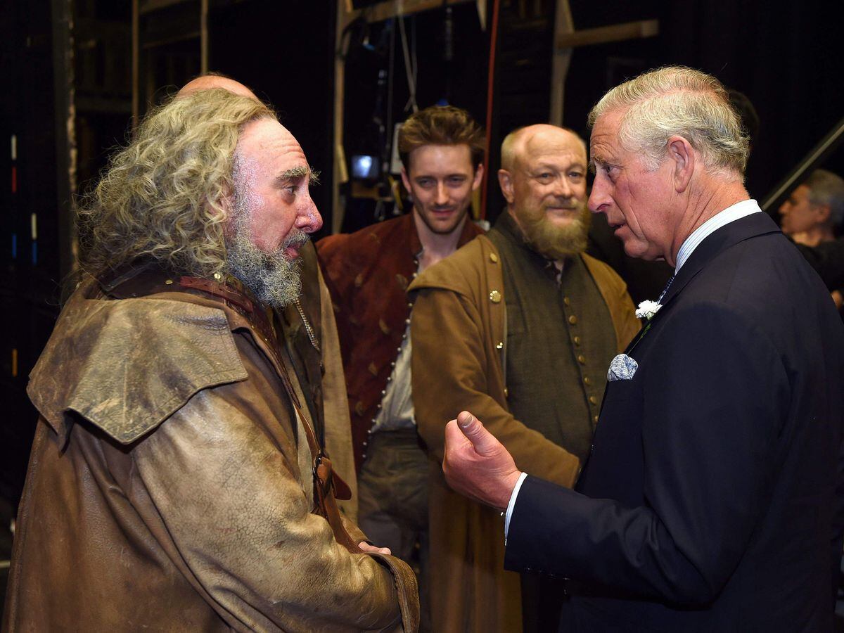 The Prince of Wales meets Sir Antony Sher