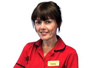 Shropshire's director of nursing Hayley Flavell