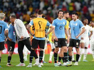 Uruguay beat Ghana but missed out on the last 16 on goals scored