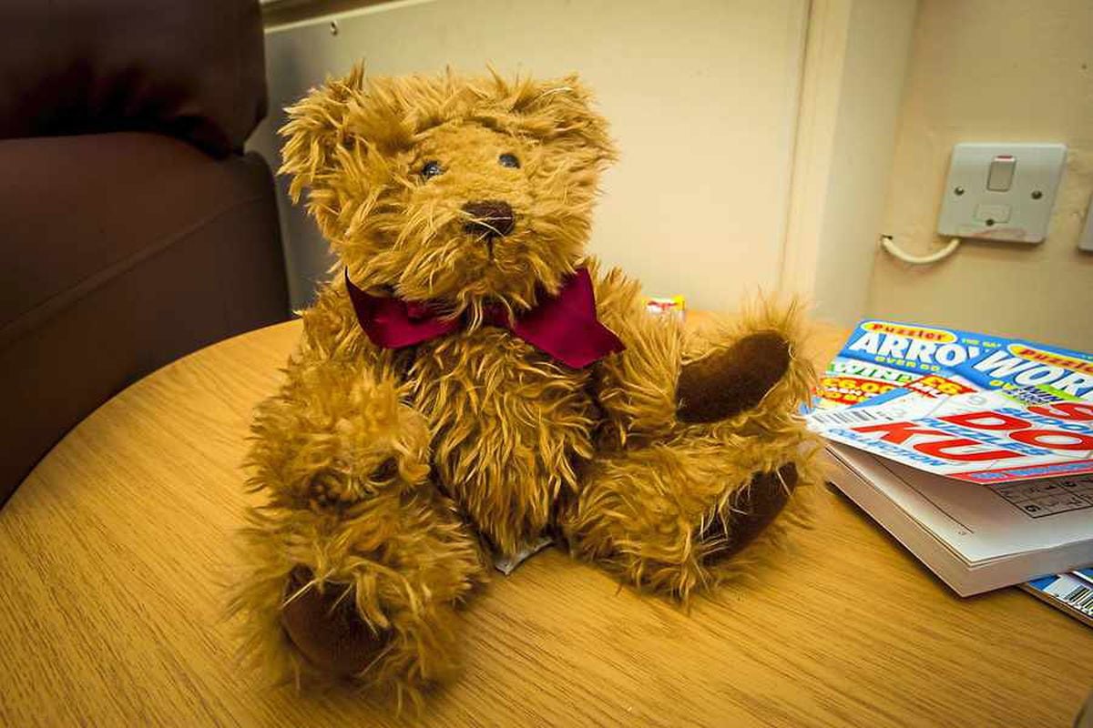 A teddy in the Examination Room