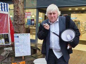Boris Been-Bunged campaigning in the North Shropshire by-election