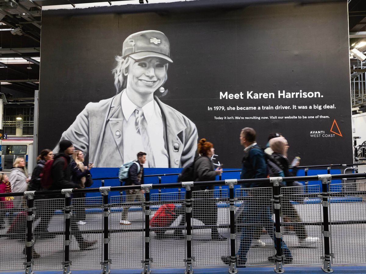The mural of Karen Harrison