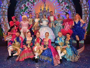 The cast of Cinderella at Wolverhampton Grand