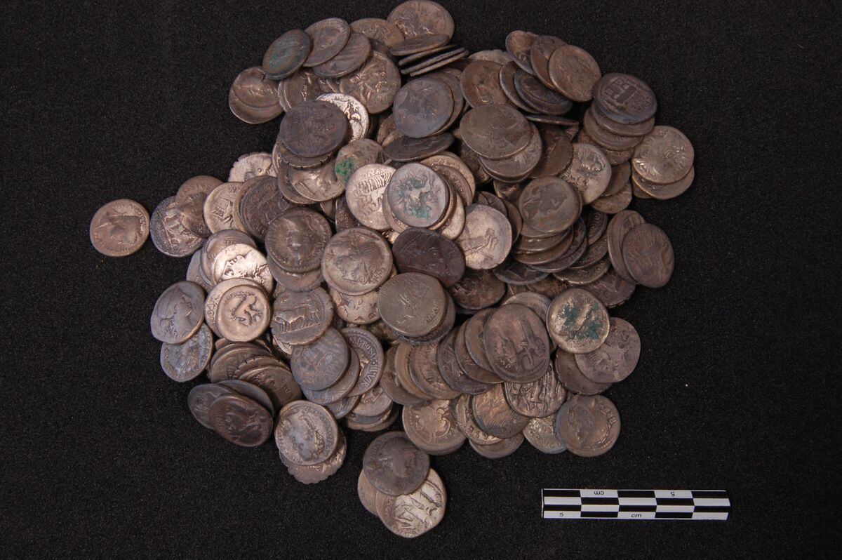 The Gobowen Hoard after clean up. Pic: British Museum Trustees