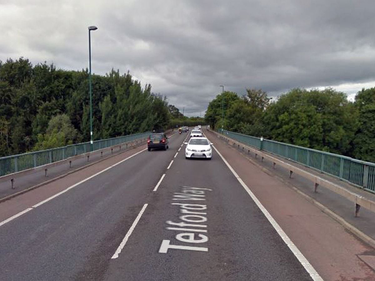 The accident happened on the Telford Way bridge. Photo: Google StreetView. 