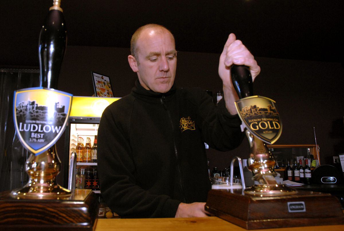 Gary Walters, MD of Ludlow Brewery