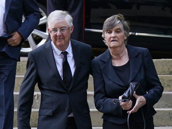 Wales’s First Minister Mark Drakeford and wife Clare
