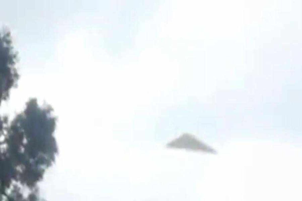 'Flying Dorito UFO' spotted by dog walker on The Wrekin in Shropshire