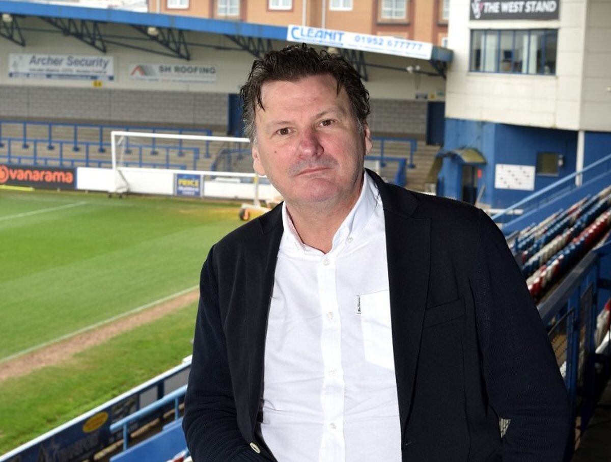 Walter Gleeson at AFC Telford where he is a shareholder