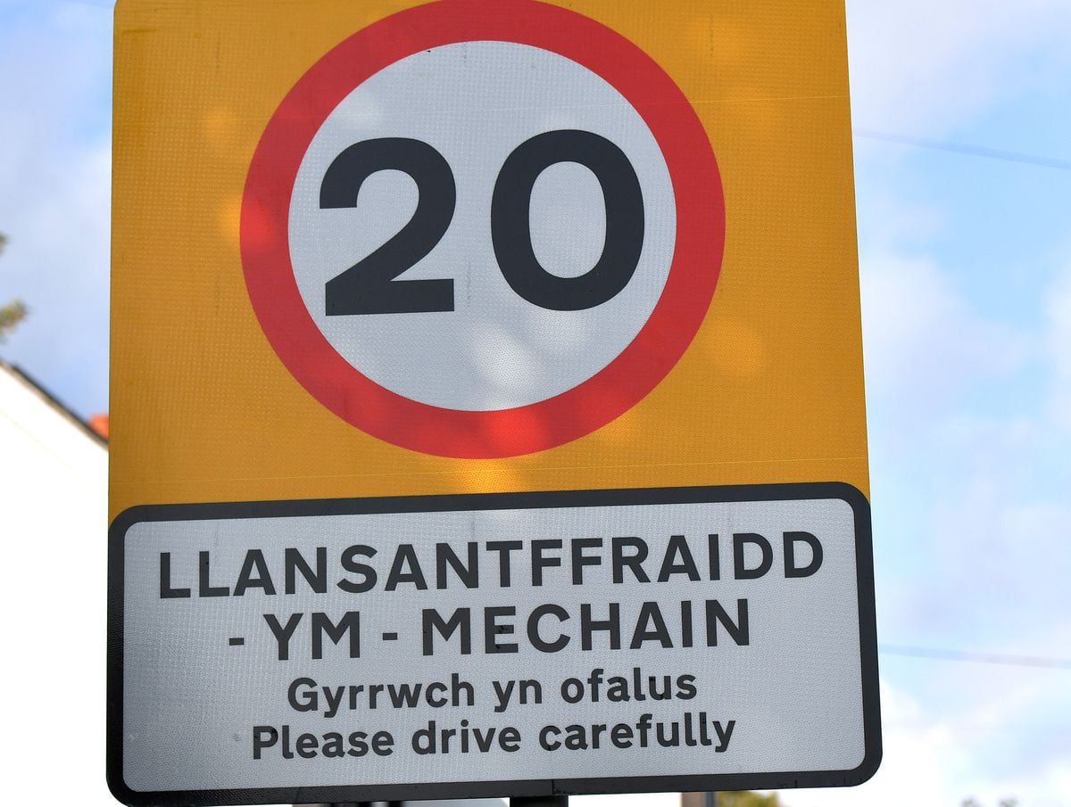 One of the misspelled road signs
