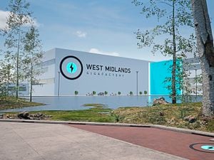 Image of the proposed new gigafactory in the West Midlands