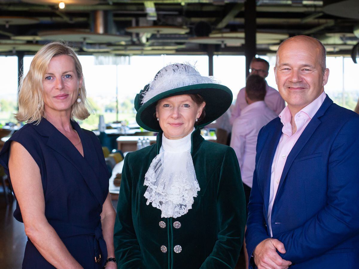 B4 business development manager and Shropshire area director, Victoria Charnley, the High Sheriff of Shropshire, Selina Graham and B4 CEO, Richard Rosser