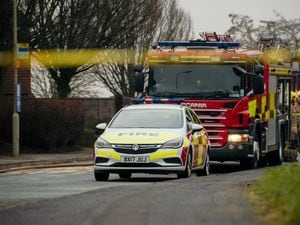 STAFFORD COPYRIGHT EXPRESS & STAR JAMIE RICKETTS 05/02/2019 - House Fire in Sycamore Lane, Highfields, Stafford....