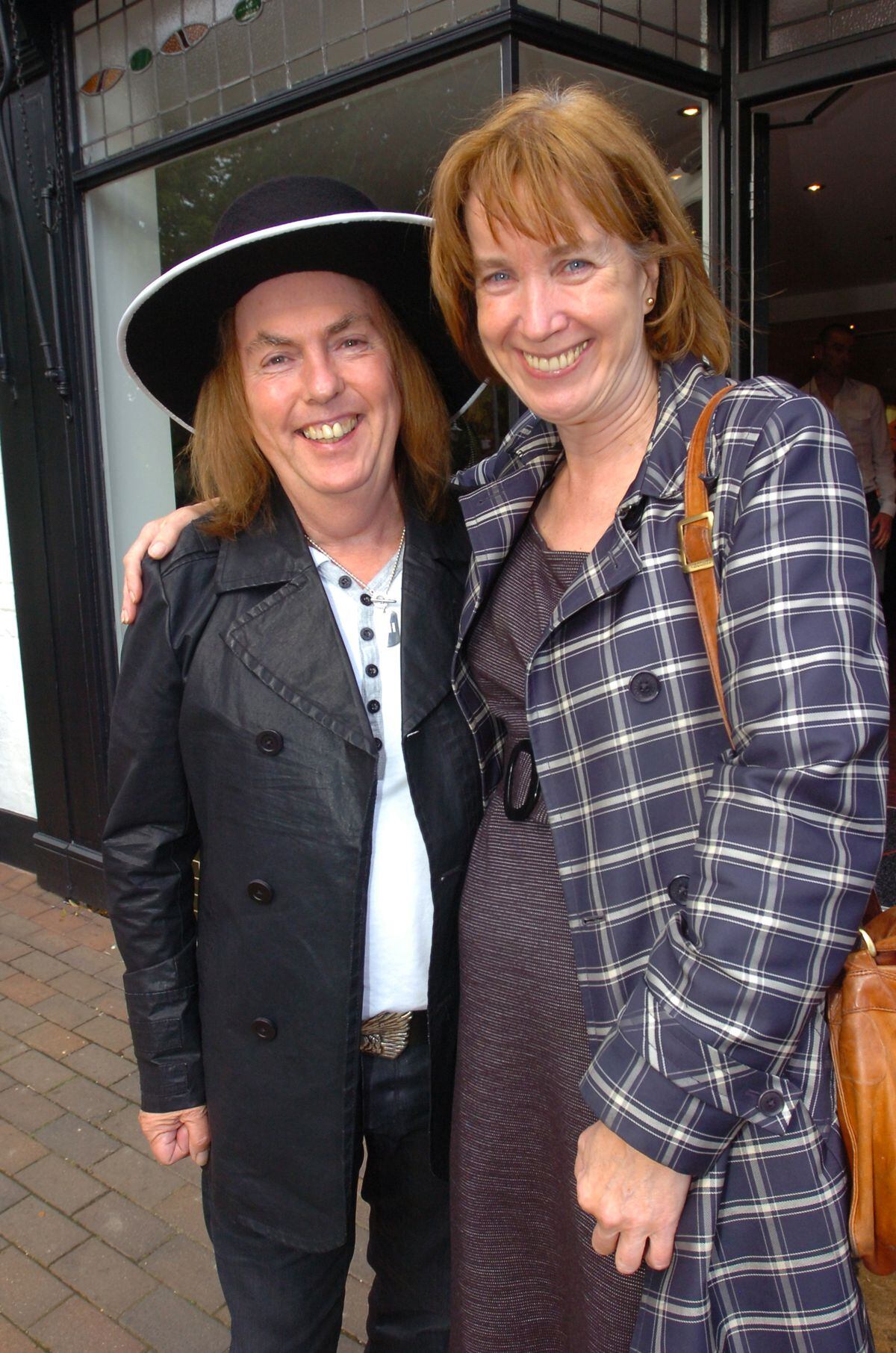 Marion with Slade star Dave Hill