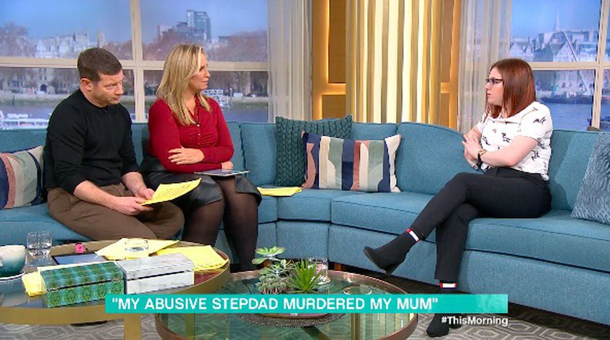Georgia Gabriel-Hooper on This Morning. Image: ITV.