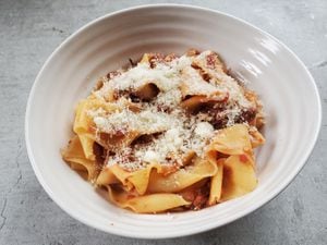 Ragu with pasta