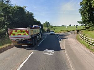 The junction of the B4379 with the A41. Photo: Google. 