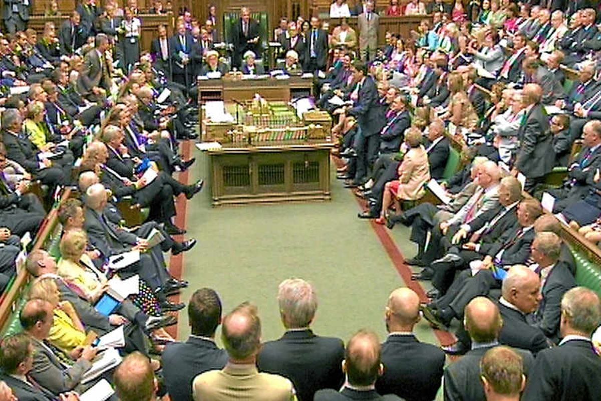 MPs in The House of Commons