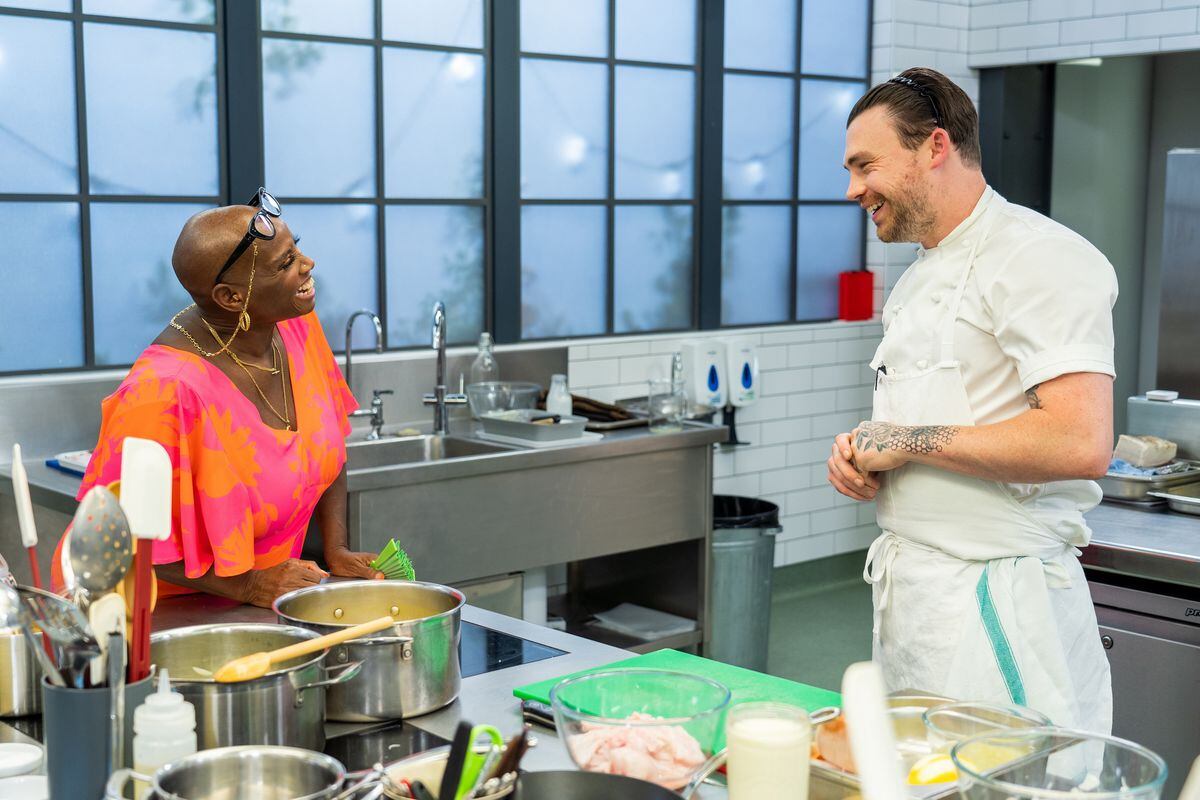 Liam Dillon on Great British Menu with Andi Oliver 