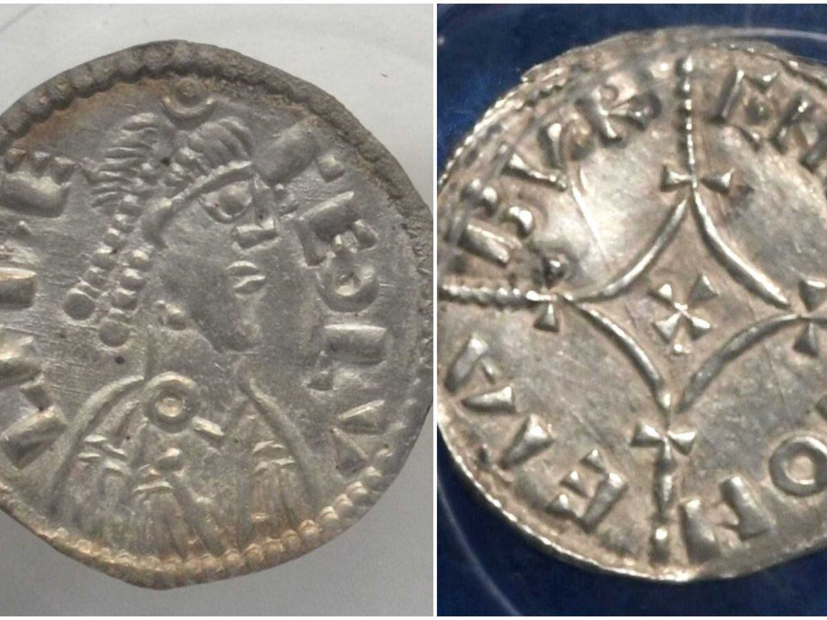 Coins found at the home of Roger Pilling