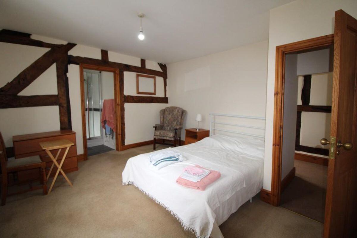 One of the bedrooms with an en-suite. Photo: Rightmove
