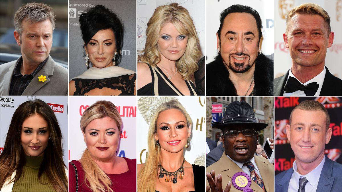 Some of the 2016 Celebrity Big Brother contestants, including Gemma Collins and Darren Day