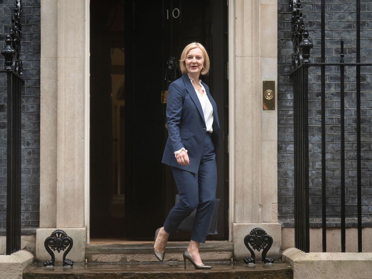 Prime Minister Liz Truss outside 10 Downing Street