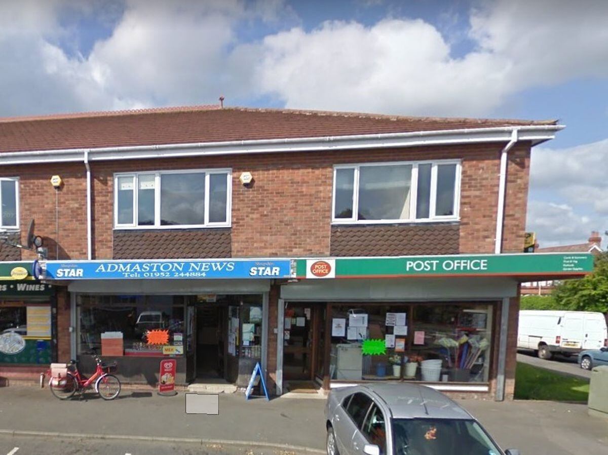 Plans have been submitted for a fish and chip shop to open in the former Post Office building in Admaston. Photo: Google.