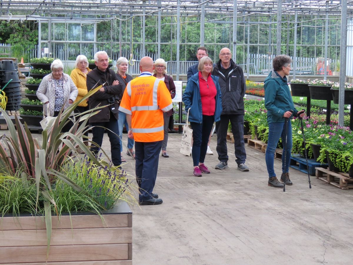 A Shrewsbury in Bloom open evening was held at the Weeping Cross greenhouse