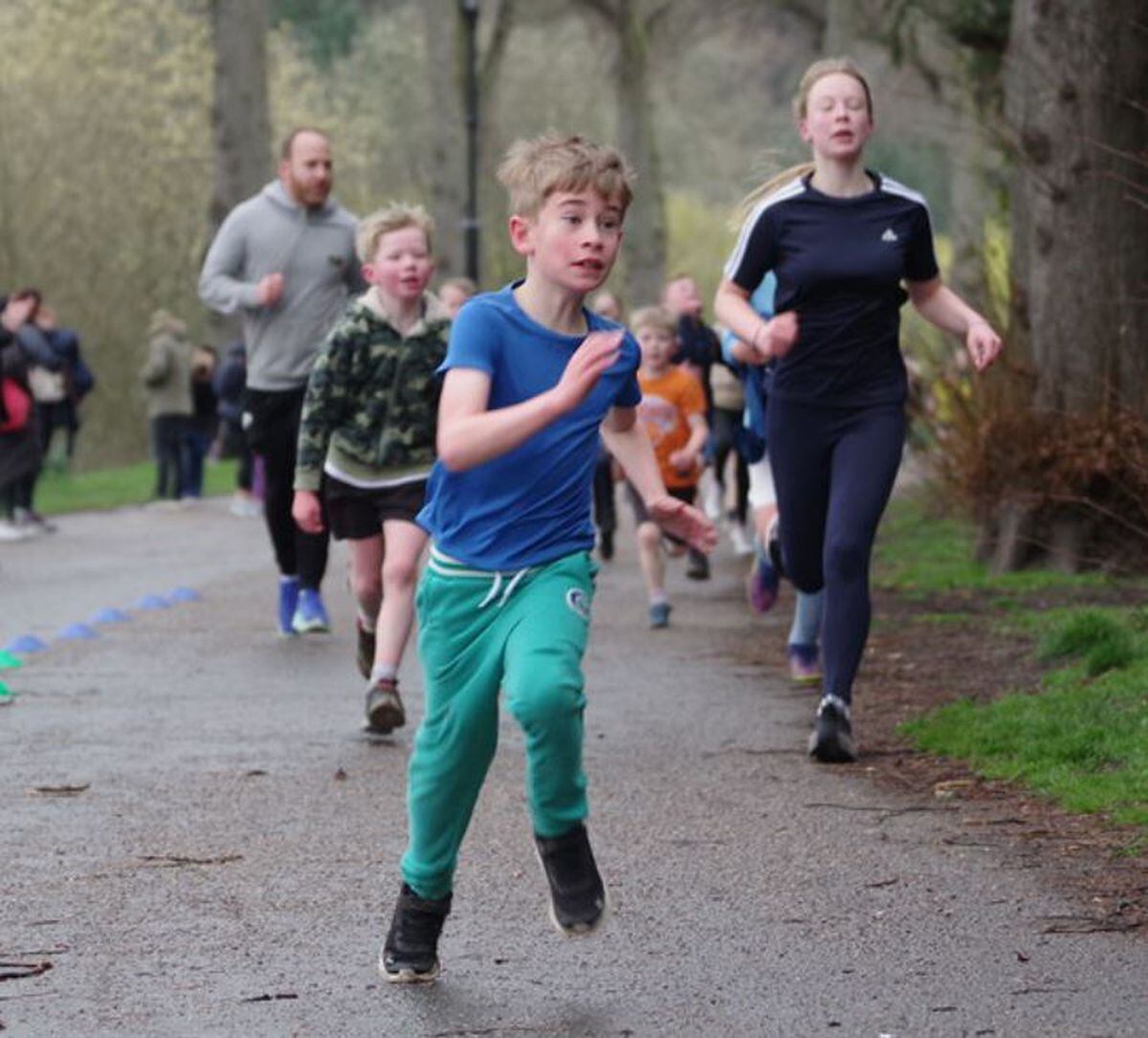 Youngsters from Coleham Primary School entered the Shrewsbury Junior Parkrun