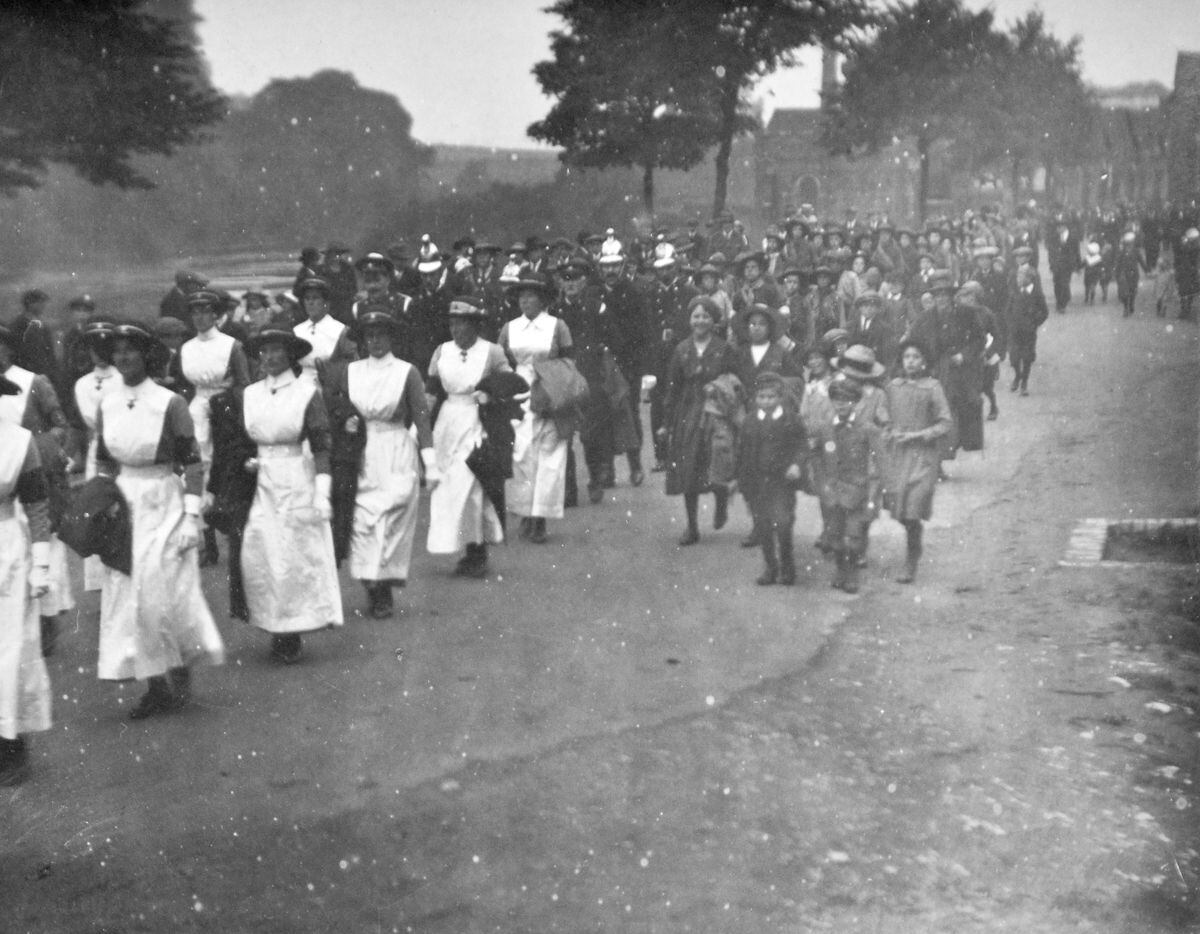 The location of this mystery parade turns out to have been Ironbridge.