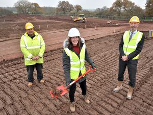 Ni.PARK Site Manager, Dave Fletcher with Catherine Hawksworth, and Steve Flavell  