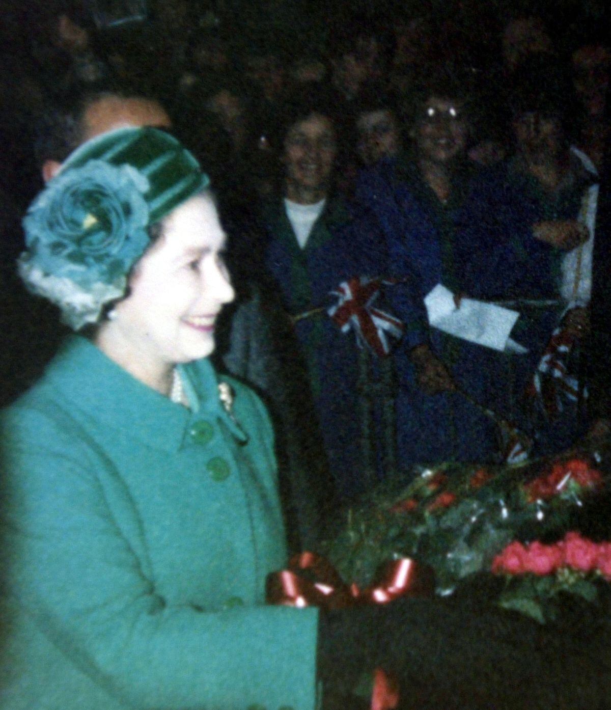 The Queen's visit to Telford shopping centre in 1981 Picture supplied by 91-year-old Winifred Holyhead, from Netherwood Residential Home, Shifnal, in 2006